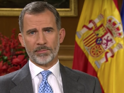 Felip VI, pronunciant el seu discurs