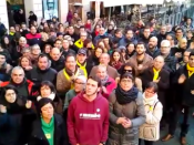 Imatge d'una mobilització de la CUP Reus aquest dimecres