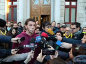 Pla mig dels regidors de la CUP de Reus, Marta Llorens i Oriol Ciurana