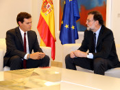 Rajoy i Rivera a la Moncloa