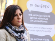 La presidenta de l'associació Hablamos Español, Gloria Lago