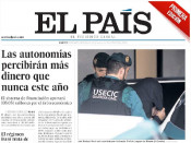 La portada de El País el 2 de gener