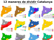 12 maneres de dividir Catalunya