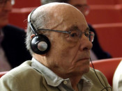 Fèlix Millet, al banc dels acusats el 16 de juny del 2017, últim dia del judici del 'cas Palau'
