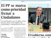 Portada de 'El País'