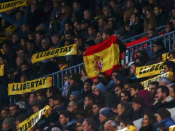 La imatge d'aficionats al Camp Nou que ha usat 'La Gaceta'