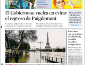 Portada de 'La Vanguardia' d'aquest dimecres