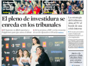 Portada d'aquest dilluns de 'La Vanguardia'