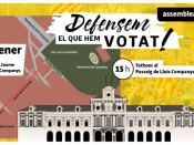 Cartell de la concentració de l'ANC: Defensem el que hem votat