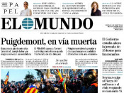 Portada de El Mundo el 31 de generl
