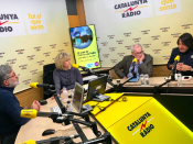 Imatge del diputat de la CUP Carles Riera, el d'ERC Ernest Maragall i el de JxCAT Francesc Dalmases