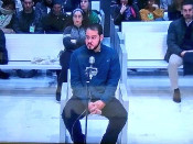 Pablo Hasel, quan va haver de declarar davant la justícia espanyola