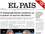Portada de El País el 4 de febrer