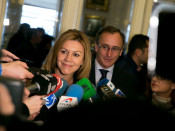 Primer pla de Cospedal