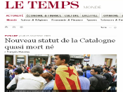 le temps, estatut