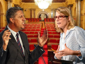 Elsa Artadi i Xavier García Albiol