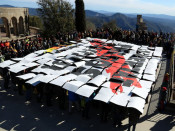 Una imatge d'arxiu d'una manifestació per la llibertat dels presos polítics