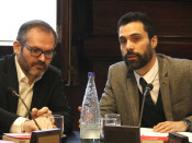 Josep Costa, amb Roger Torrent