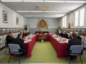 Pla general de la reunió dels bisbes catalans a Tiana el 16 de febrer del 2018