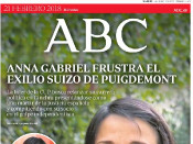 La portada de l'ABC el 21 de febrer