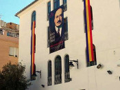 Imatge de les banderes republicanes que va exhibir l'Ajuntament de Bunyol el passat mes d'abril