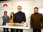 CUP Natàlia Sànchez, Maria Sirent, Vidal Aragonés, Carles Riera.