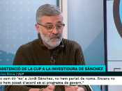 El diputat de la CUP Carles Riera a Els Matins de TV3