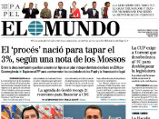 La portada de El Mundo el 6 de març