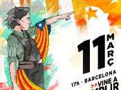 Cartell de manifestació de l'ANC per a l'11-M