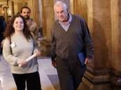 Ernest Maragall, Gerard Gómez del Moral i Rut Ribas, tots tres d'ERC i integrants de la Mesa d'Edat