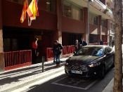 Enric Millo, davant la nova Gerència Territorial del Ministeri de Justícia espanyol