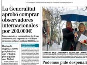 Portada de 'El Mundo' d'aquest dimarts