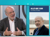 Josep-Maria Terricabras durant l'entrevista a Els Matins