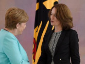 Katarina Barley, angela merkel