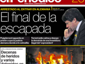 Portada de 'El Periódico' d'aquest dilluns