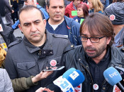 Els secretaris generals de CCOO i l'UGT, Javier Pacheco i Camil Ros