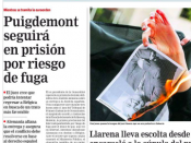 Portada d'aquest dimarts a 'La Razón'