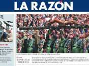 La portada de La Razón, aquest divendres