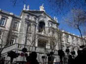 La façana principal del Tribunal Suprem