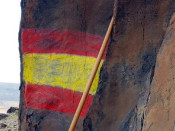estanquera, bandera espanyola