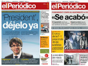 Les quatre portades d'El Periódico