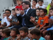 carles puigdemont, infants, nens