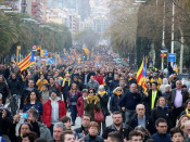 Manifestació del 25 de març de 2018 per demanar l'alliberament dels presos polítics