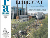 Portada del diari 'ARA' d'aquest dilluns