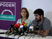 Jéssica Albiach i Marc Bertomeu, portaveus de Podem Catalunya
