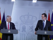 Mariano Rajoy amb el primer ministre turc, Binali Yildirim