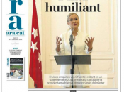 Portada del diari ARA d'aquest dijous