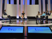 El president del govern espanyol, Mariano Rajoy, durant l'entrevista a TVE en una imatge penjada al seu compte a Twitter.