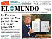 Portada de El Mundo el 9 de maig
