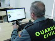 guardia civil, ordinador, agent